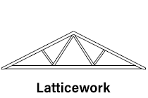 Latticework - Takstolar, vindskivor och ytterpanel i Göteborg.