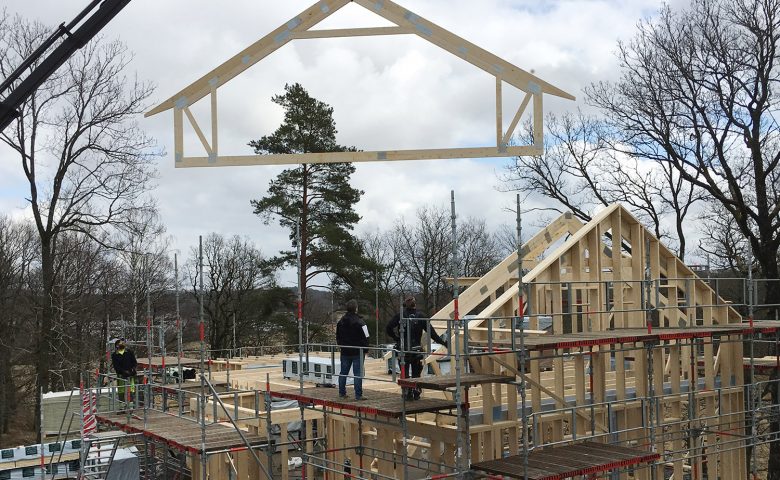 Roof trusses - Takstolar, vindskivor och ytterpanel i Göteborg.