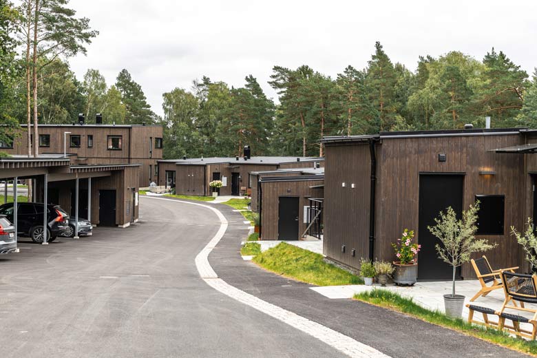 Parhus i naturskönt område