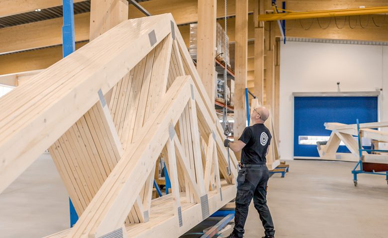 Takstolar hos Perssons