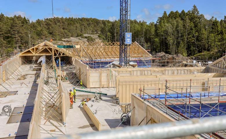 40 000 meter trä till Hunnebohemmet - Takstolar, vindskivor och ytterpanel i Göteborg.